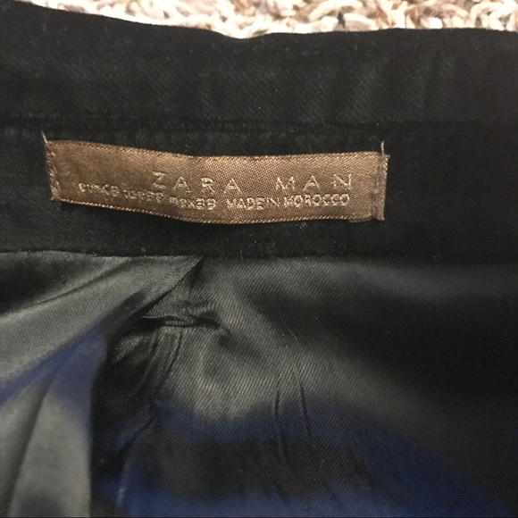 NWOT Zara men's velvet/viscose blazer - Picture 6 of 6